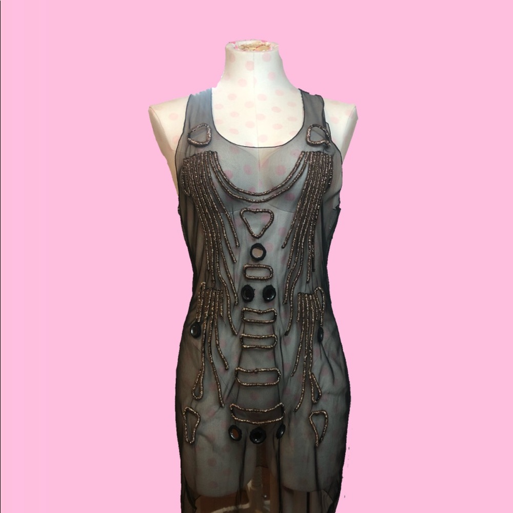Marjan Pejoski Beach Cover up/See Through Dress